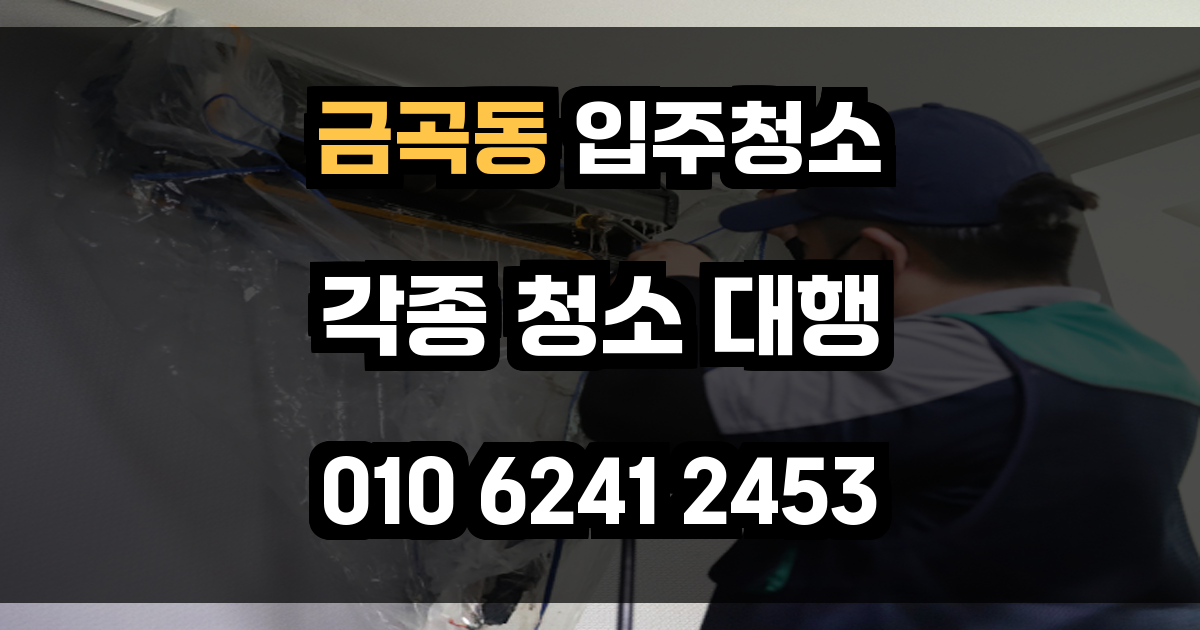 금곡동 입주청소