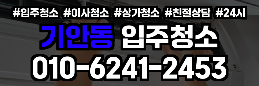 기안동 입주청소