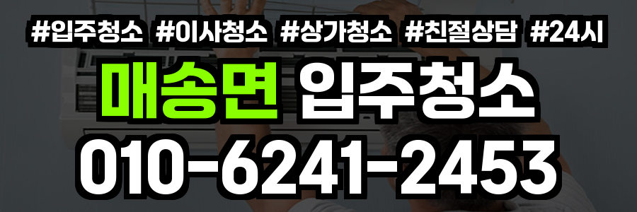 매송면 입주청소