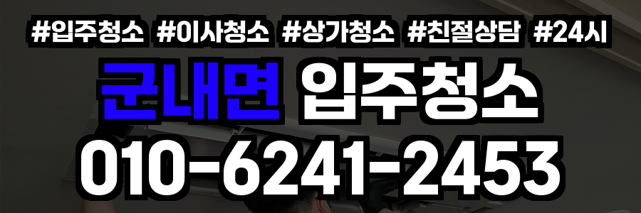 군내면 입주청소