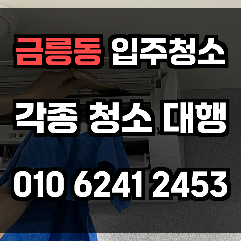 금릉동 입주청소 처음처럼 깔끔한 집으로 이사하세요