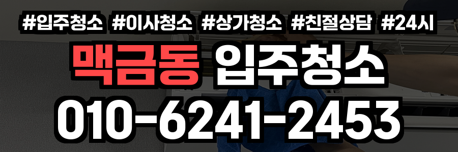 맥금동 입주청소