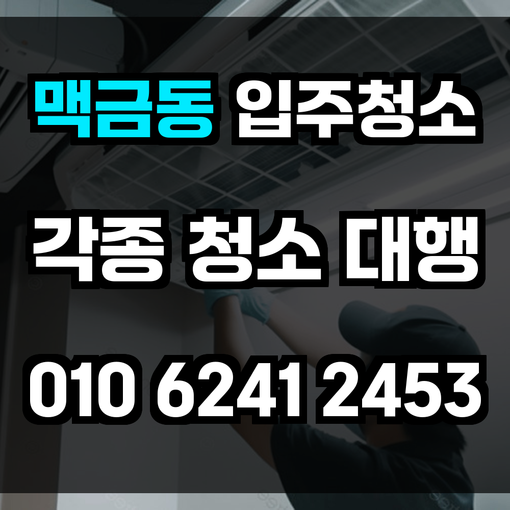 맥금동 입주청소 처음 시작부터 깨끗하게 위생이 기본인 청소 서비스