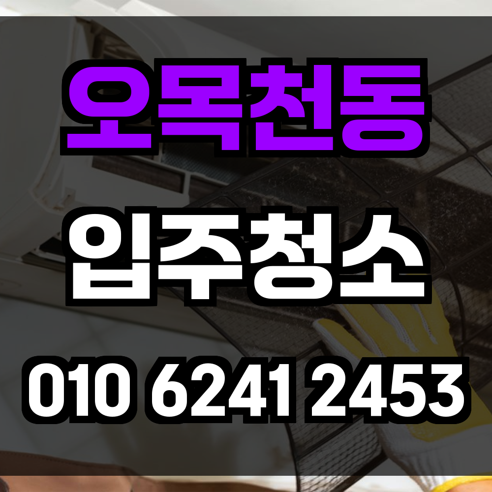 오목천동 입주청소
