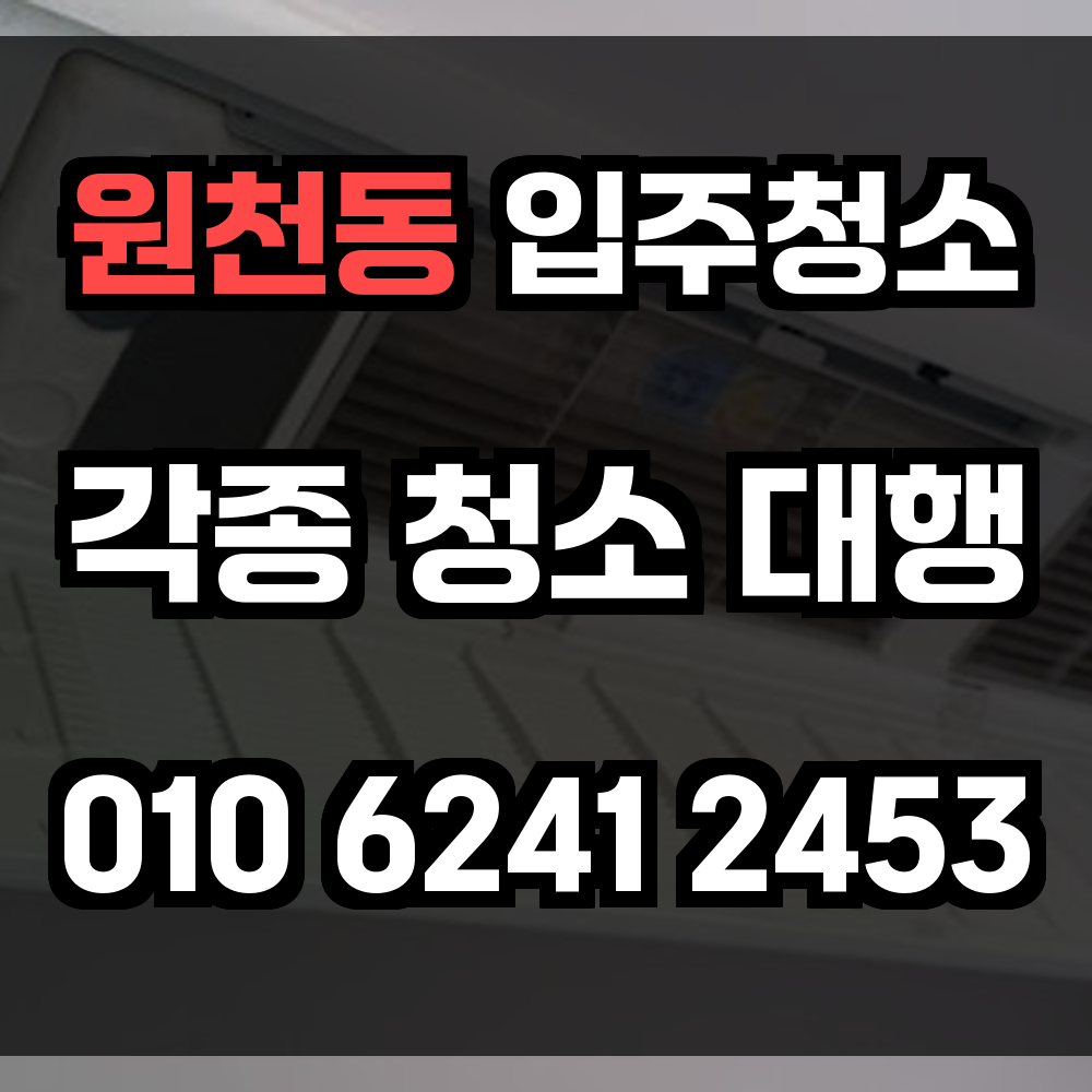 원천동 입주청소