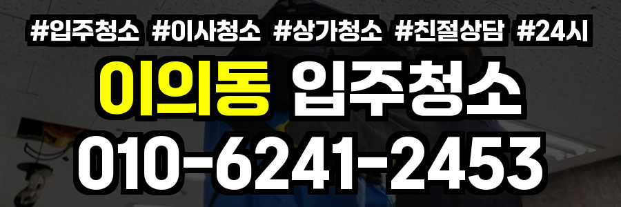 이의동 입주청소
