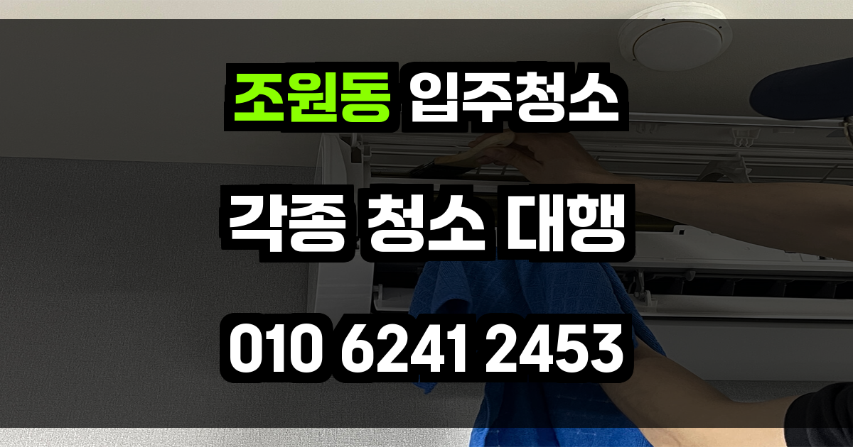 조원동 입주청소