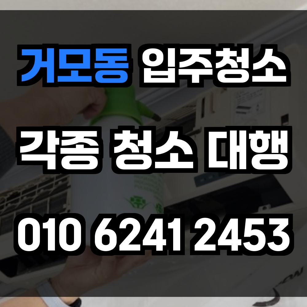 거모동 입주청소
