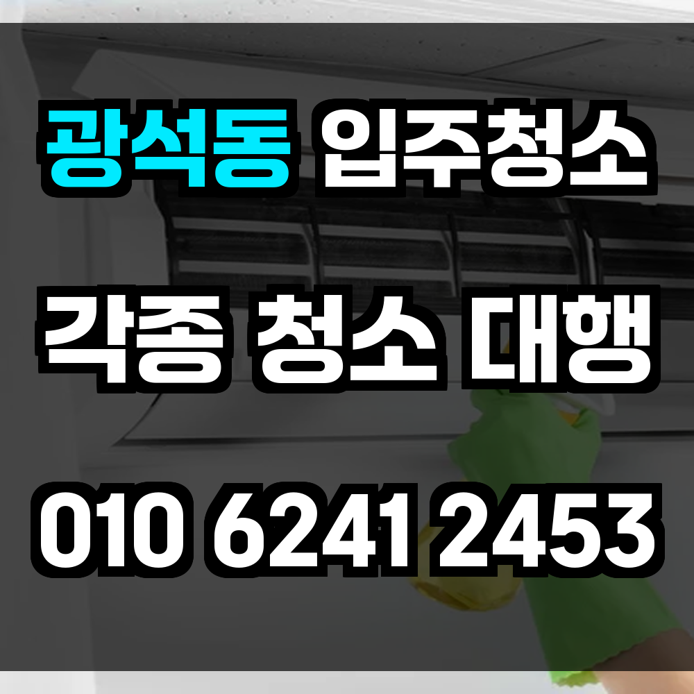 광석동 입주청소