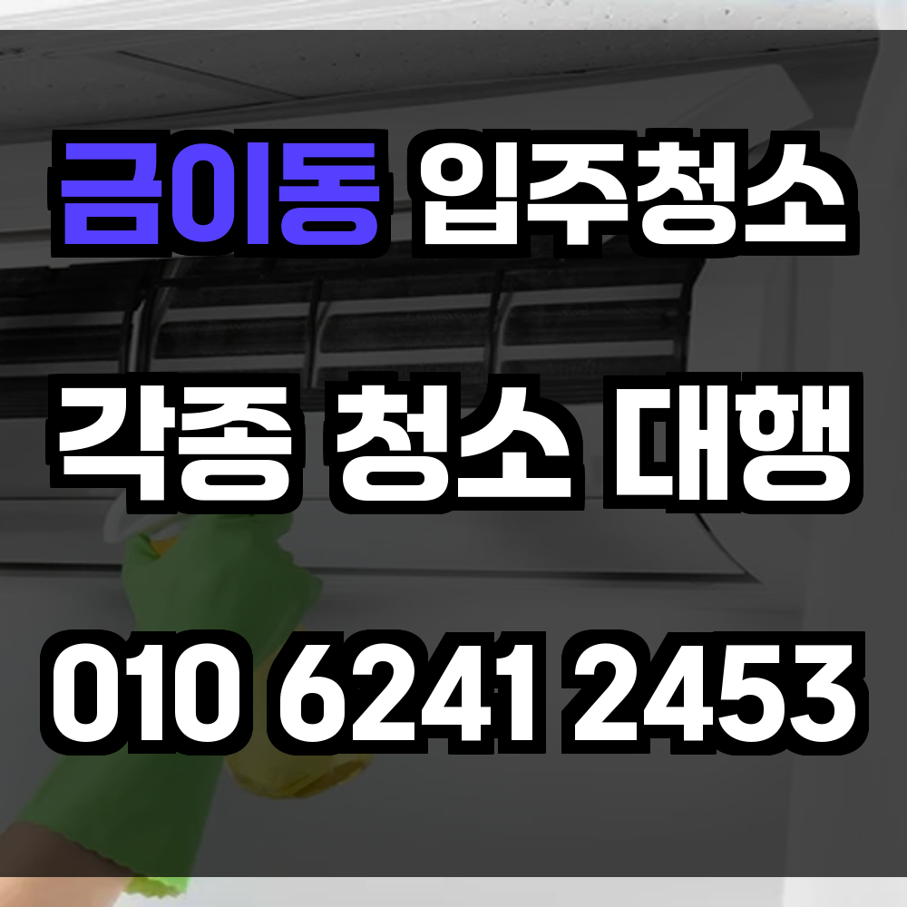 금이동 입주청소