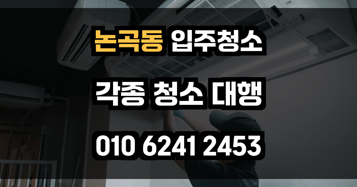 논곡동 입주청소