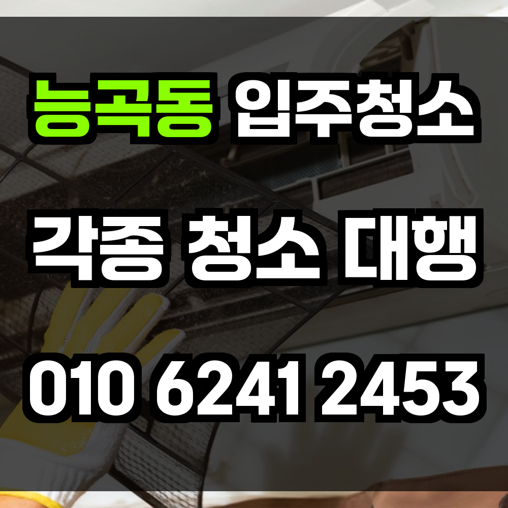 능곡동 입주청소