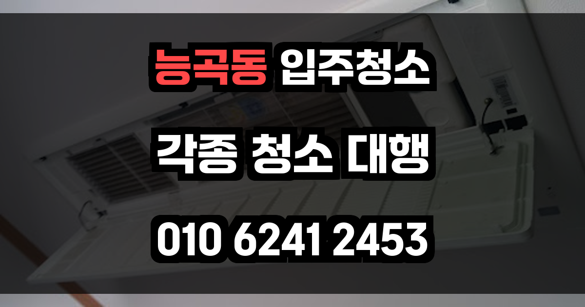 능곡동 입주청소