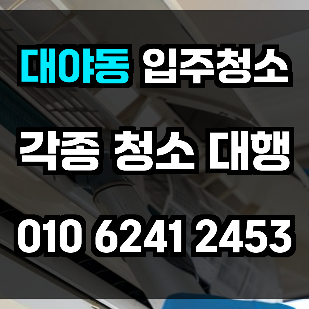 대야동 입주청소
