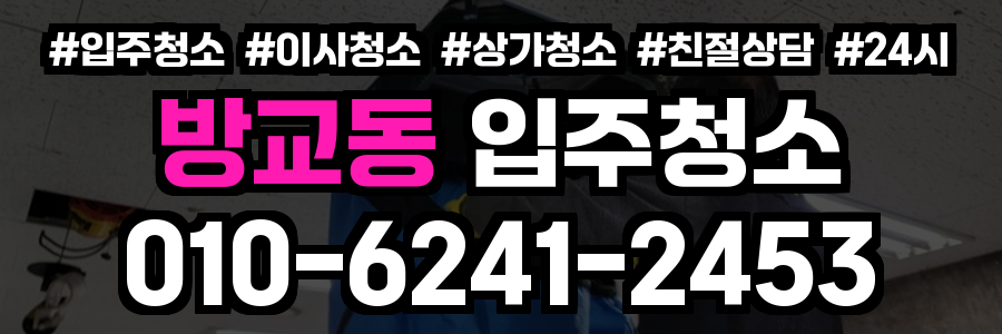 방교동 입주청소