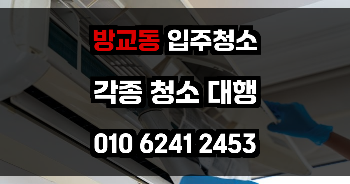 방교동 입주청소