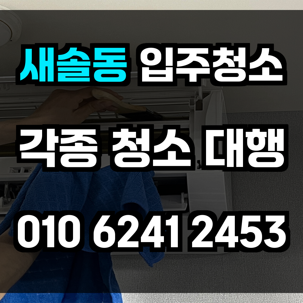 새솔동 입주청소
