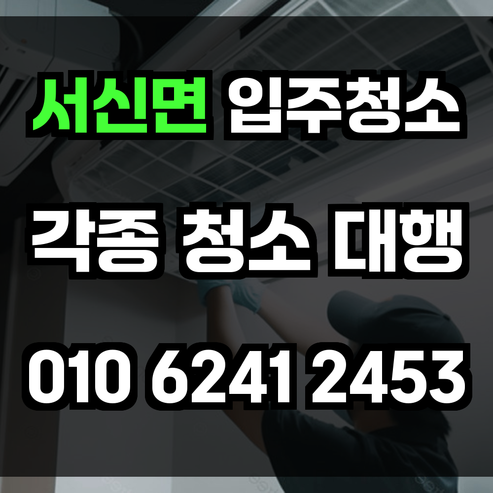 서신면 입주청소
