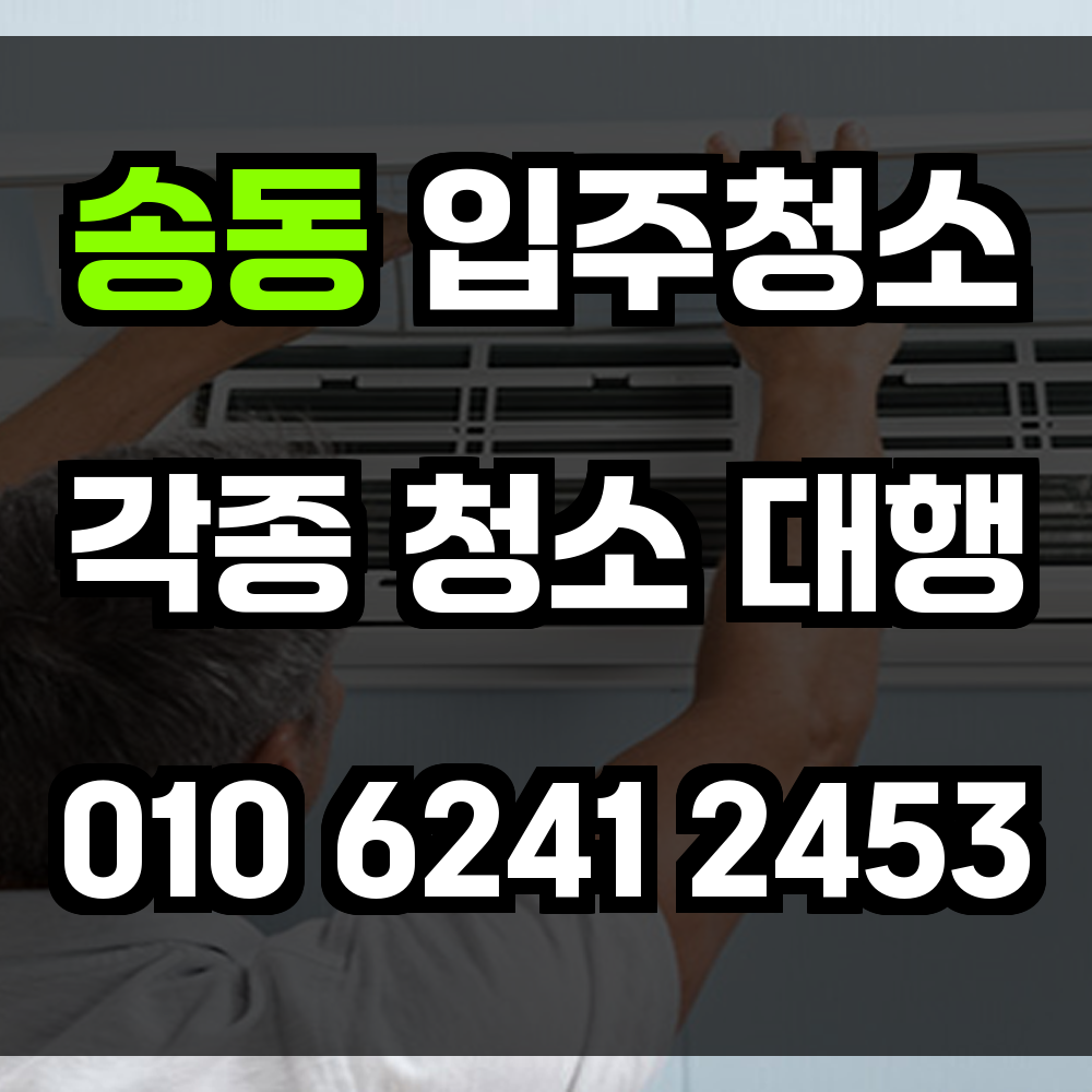 송동 입주청소