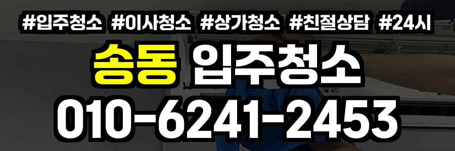 송동 입주청소