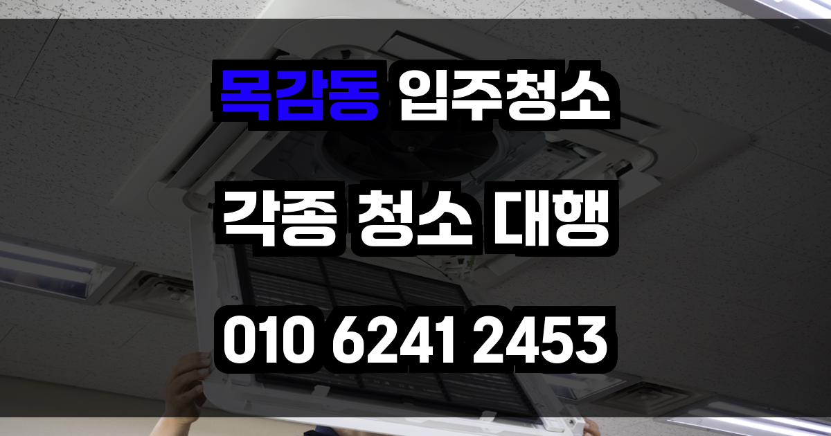 목감동 입주청소