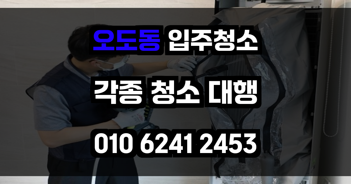 오도동 입주청소