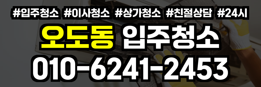 오도동 입주청소