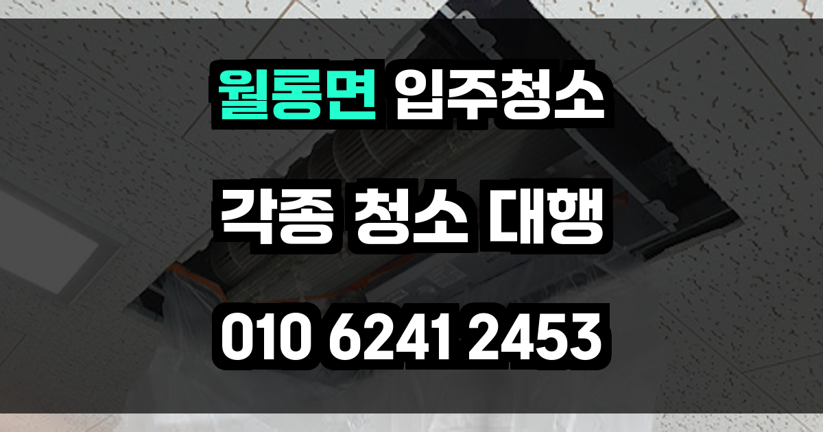 월롱면 입주청소