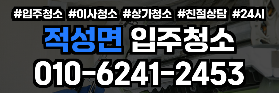 적성면 입주청소