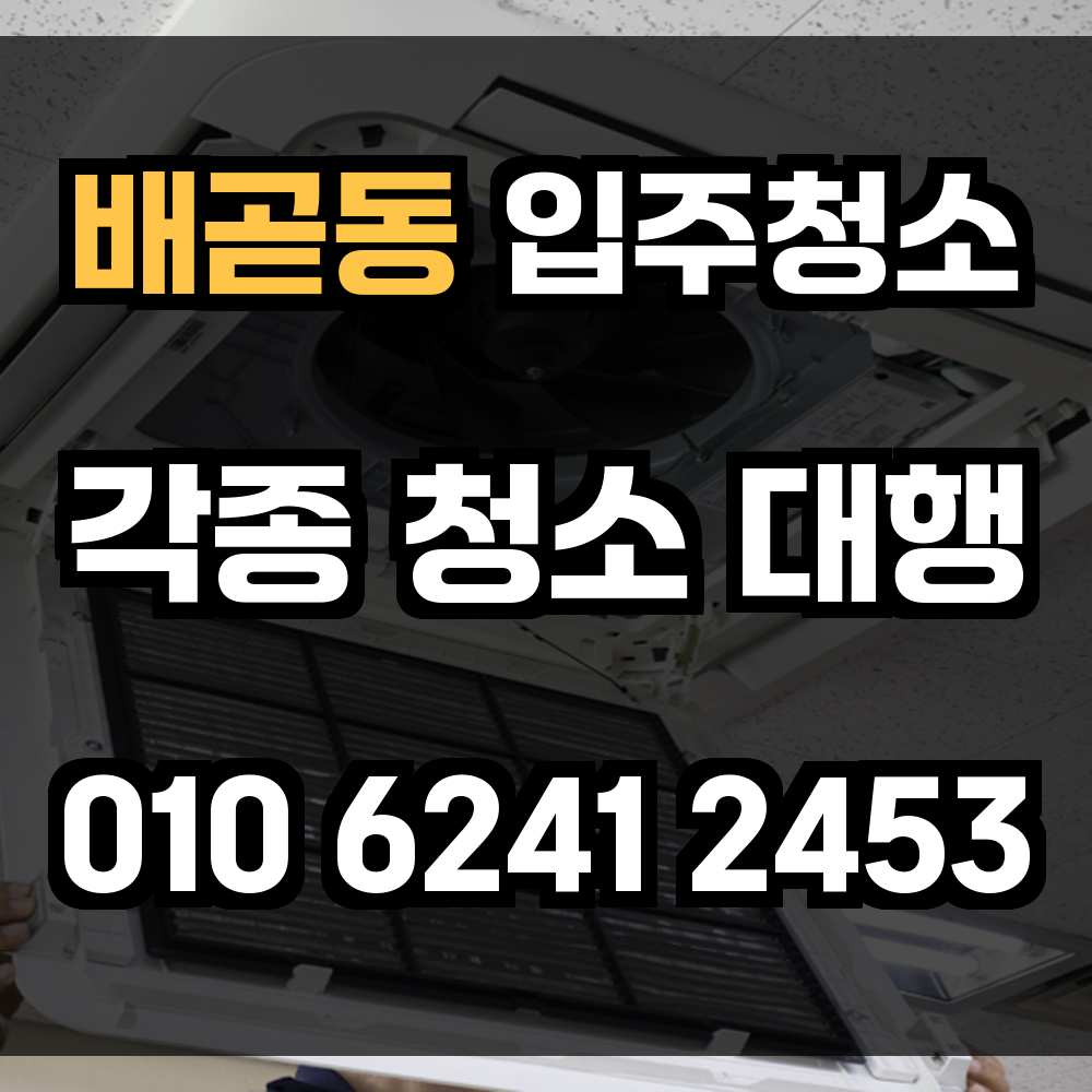 배곧동 입주청소