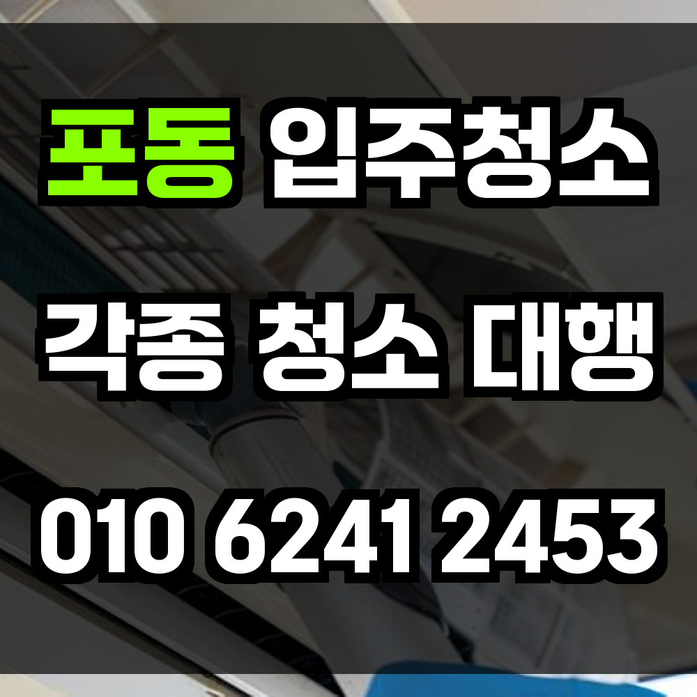 포동 입주청소