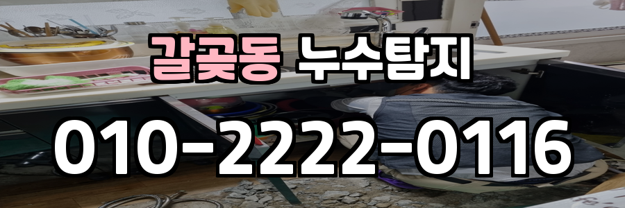 갈곶동 누수탐지 비용