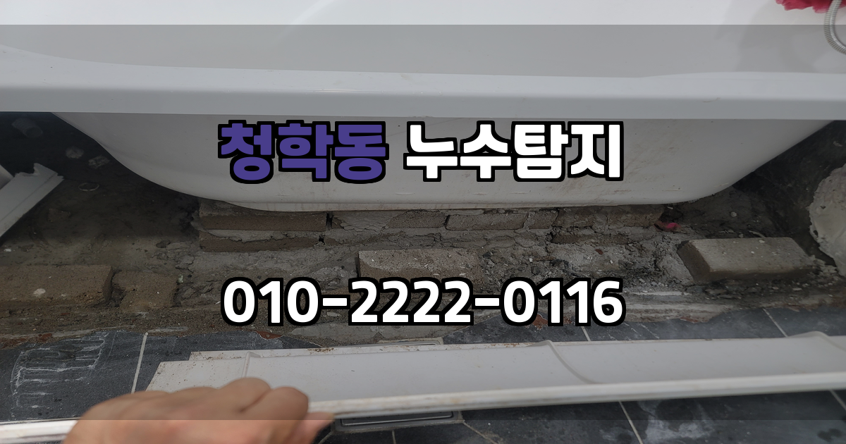 청학동 누수탐지