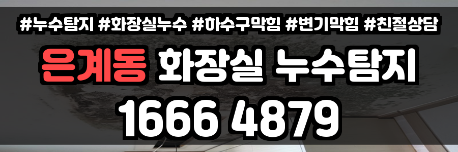 은계동 화장실 누수