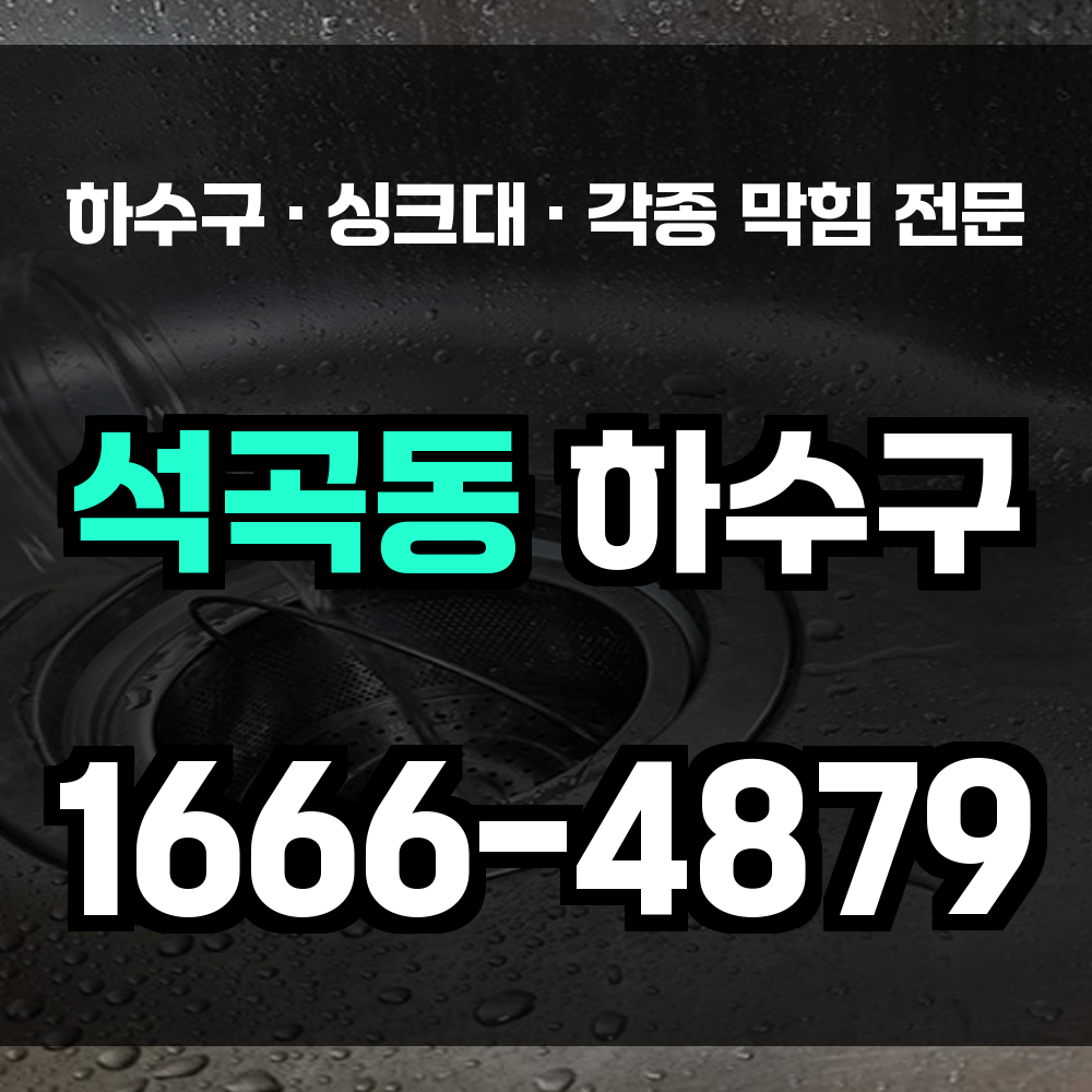 석곡동 하수구 막힘