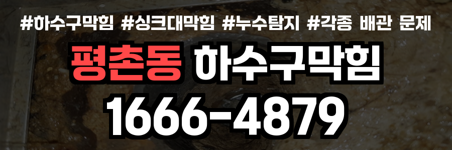 평촌동 하수구 막힘