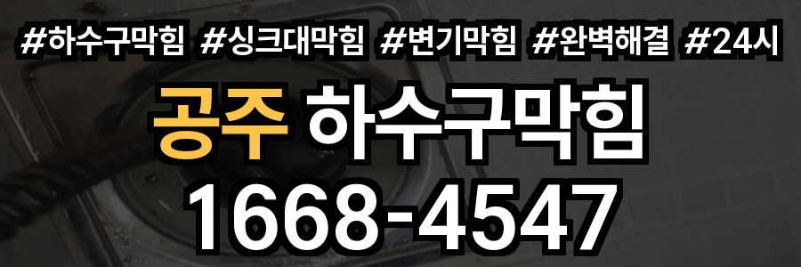 공주 하수구막힘
