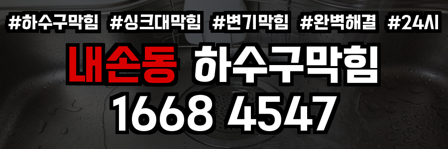 내손동 하수구막힘