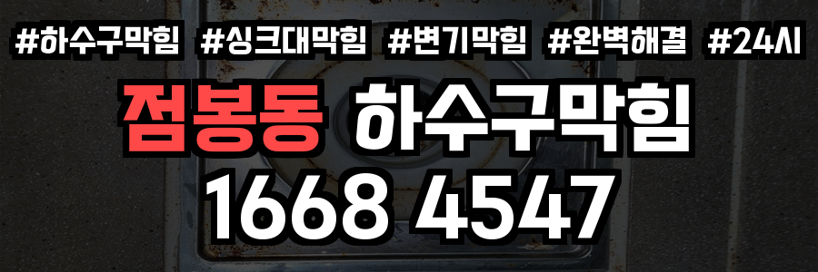 점봉동 하수구 막힘