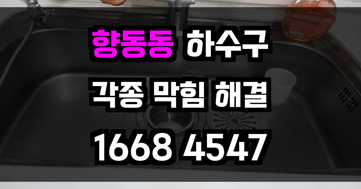 향동동 하수구막힘