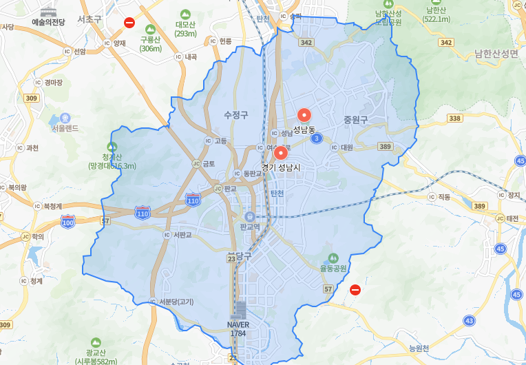 성남 크레인 서비스 가능 지역