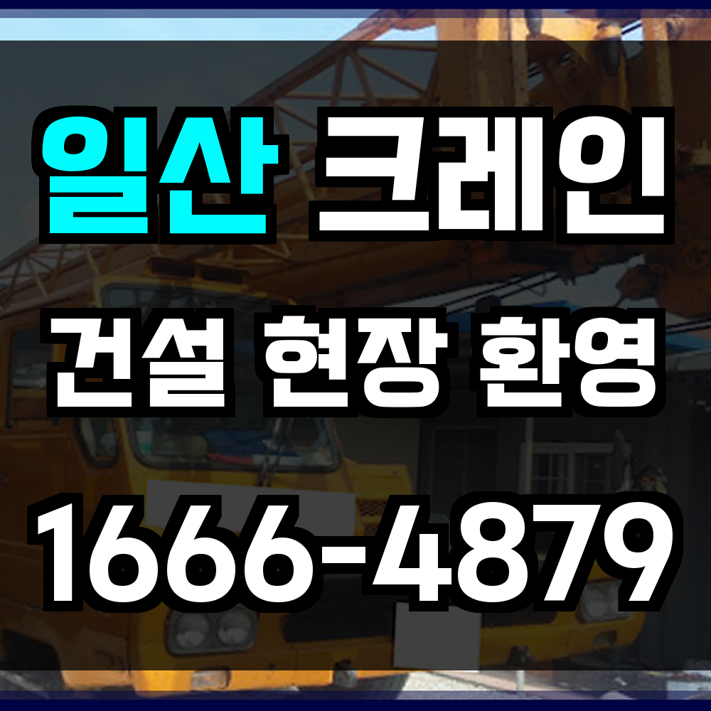 일산 크레인 비용