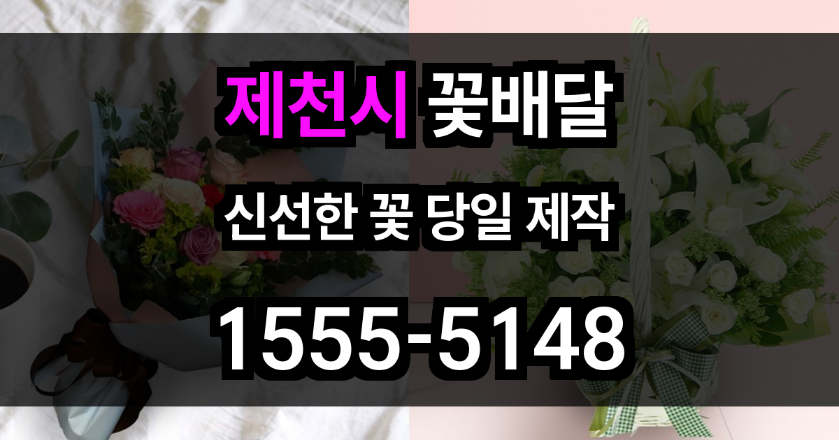 제천시 꽃배달
