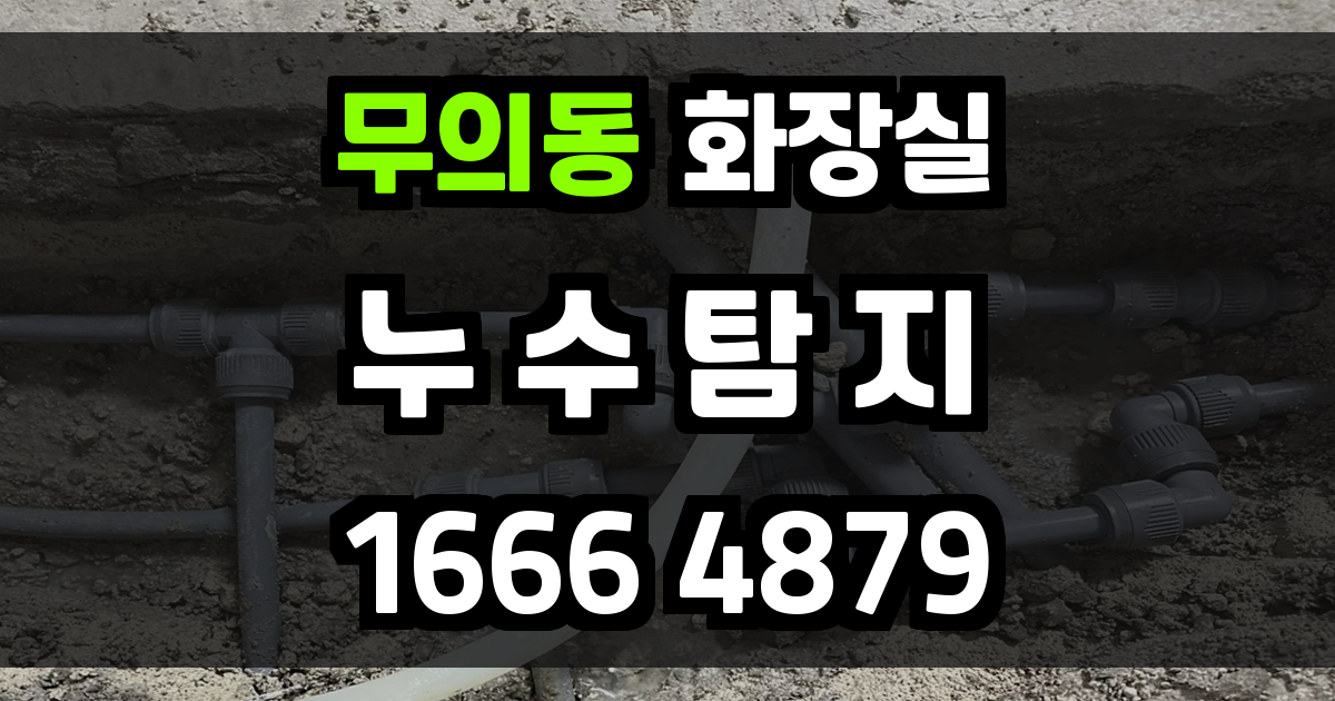 무의동 화장실 누수