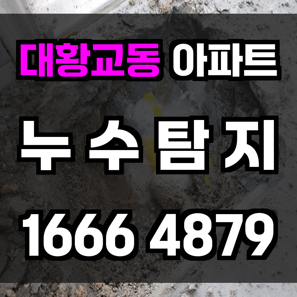 대황교동 아파트 누수