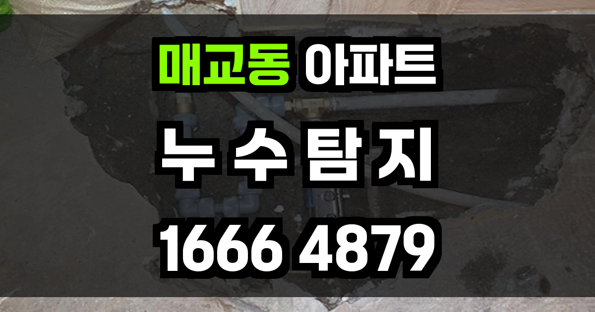 매교동 아파트 누수