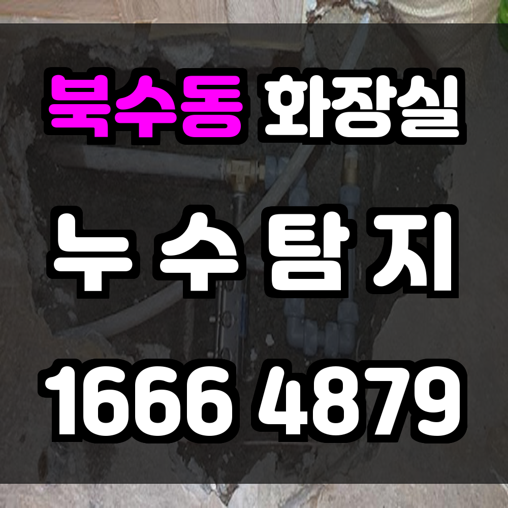 북수동 화장실 누수