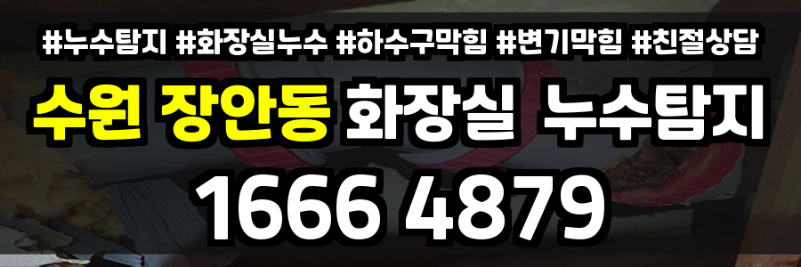 수원 장안동 화장실 누수