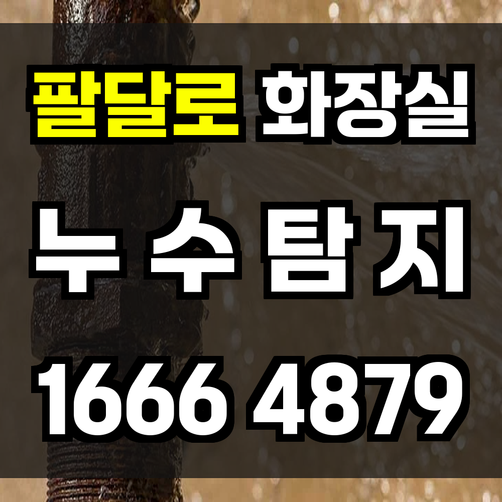 팔달로 화장실 누수탐지 눈에 안 보이는 문제까지 꼼꼼히 해결