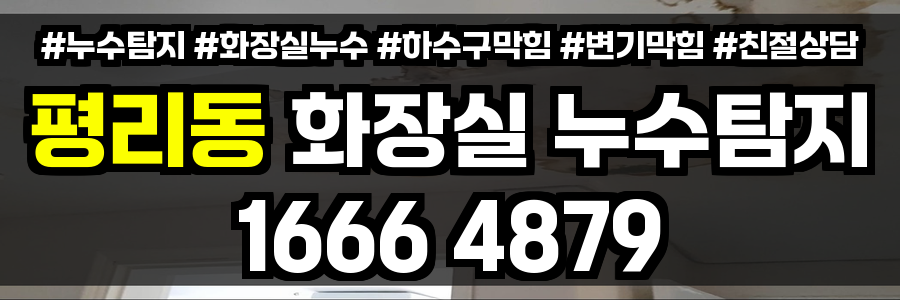 평리동 화장실 누수